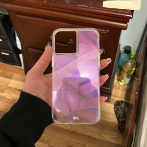 Iridescent phone case, beautiful iphone 12/13 pro max perfect condition